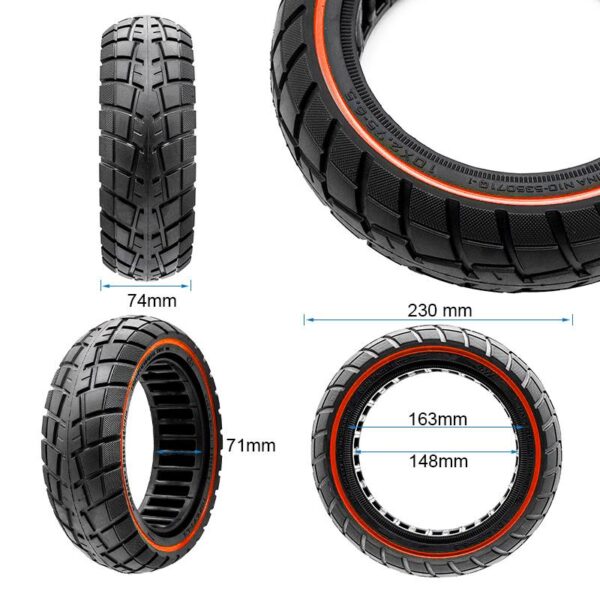 Vollgummireifen  10×2,75 Offroad Xuancheng – Bild 2