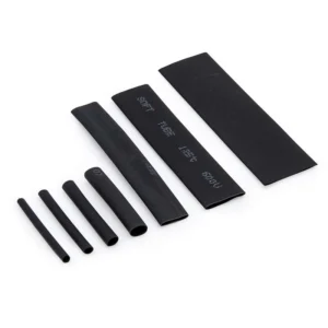 Schrumpfschlauch Schwarz für Kabel - 127 Stk