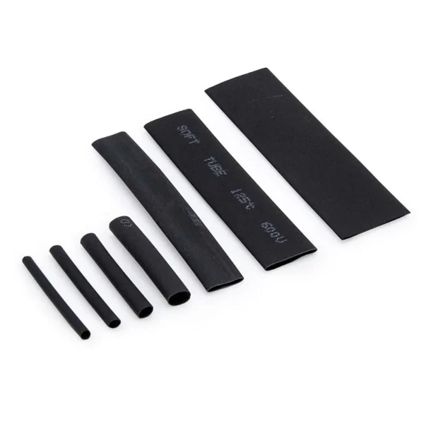 Schrumpfschlauch Schwarz für Kabel - 127 Stk