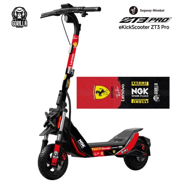 Ferrari-Vinyl ohne rutschfester Unterseite für Segway ZT3 Pro