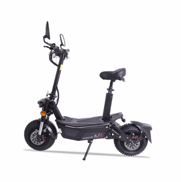 Elektroroller WANDLER-A/E Allrad - 45km/h - bis 140kg - Straßenzulassung - schwarz – Bild 3