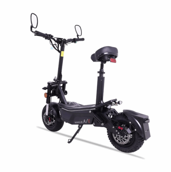 Elektroroller WANDLER-A/E Allrad - 45km/h - bis 140kg - Straßenzulassung - schwarz – Bild 2