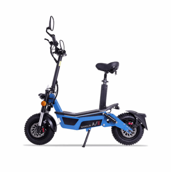 Elektroroller WANDLER-A/E Allrad - 45km/h - bis 140kg - Straßenzulassung - blau – Bild 9