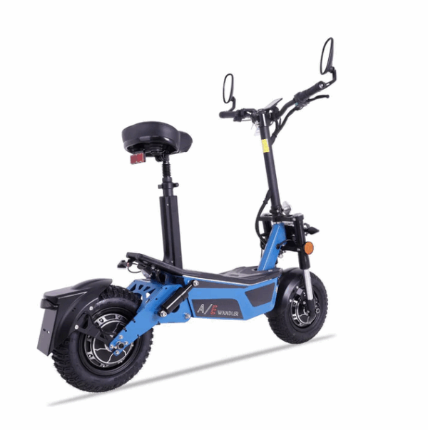 Elektroroller WANDLER-A/E Allrad - 45km/h - bis 140kg - Straßenzulassung - blau – Bild 5