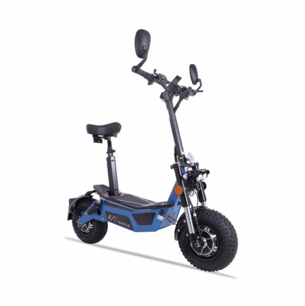 Elektroroller WANDLER-A/E Allrad - 45km/h - bis 140kg - Straßenzulassung - blau – Bild 3