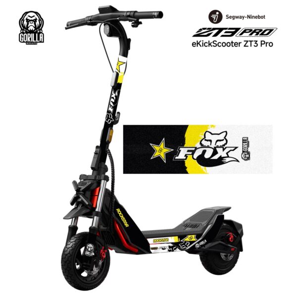 Fox Rockstar Vinyl mit rutschfester Unterseite für Segway ZT3 Pro