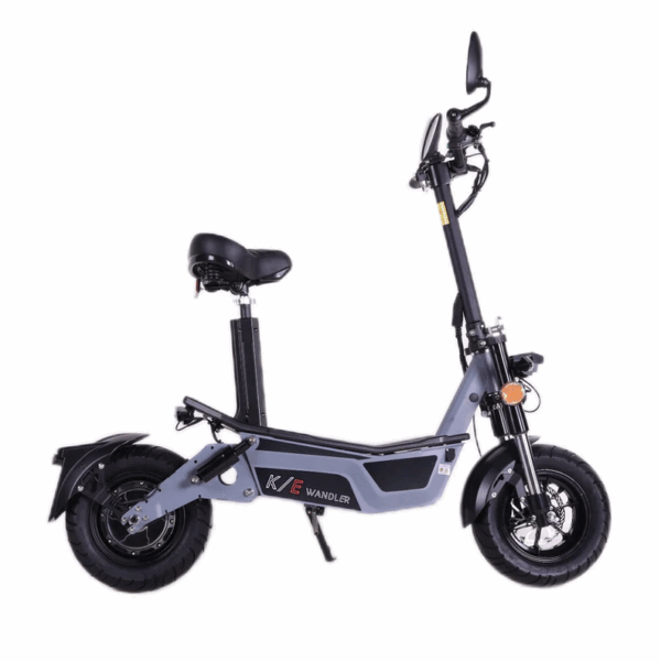 E-Roller WANDLER-L/E - 20km/h - bis 140kg - mit Straßenzulassung - grau